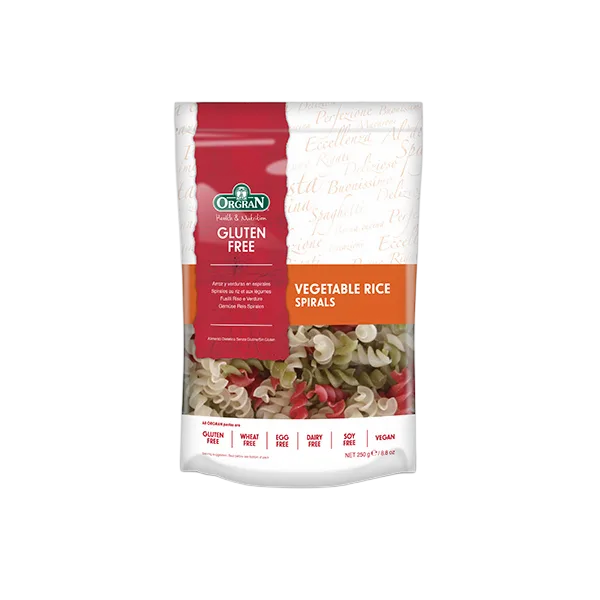 Orgran Vegetable Rice Pasta Spirals 250g