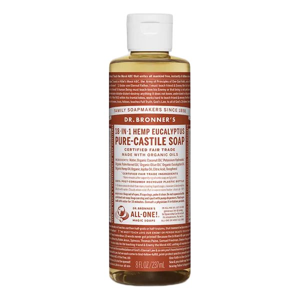 Dr Bron M Org Eucalyptus Liq Soap 8oz/237ml