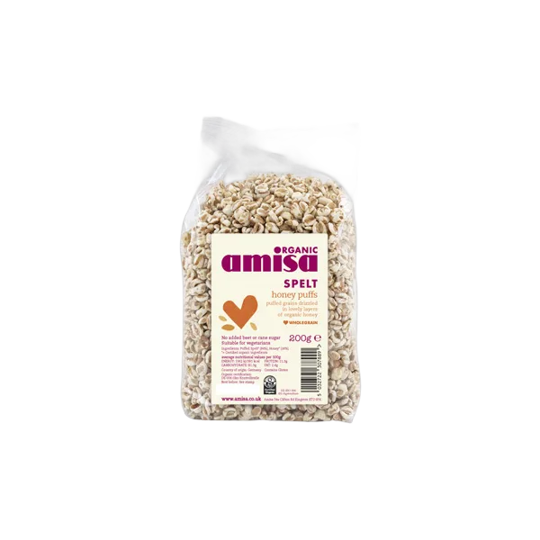 Amisa Org Spelt Honey Puffs 200gm
