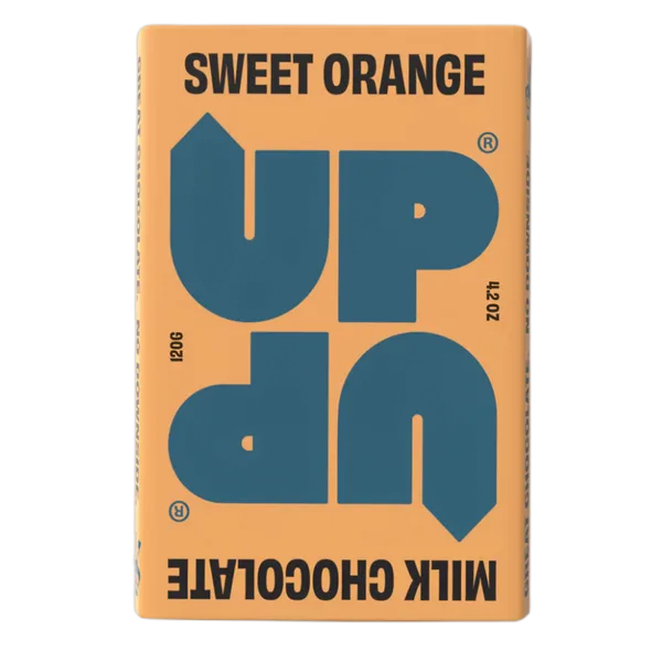 Up-Up Sweet Orange Milk Choc 120g