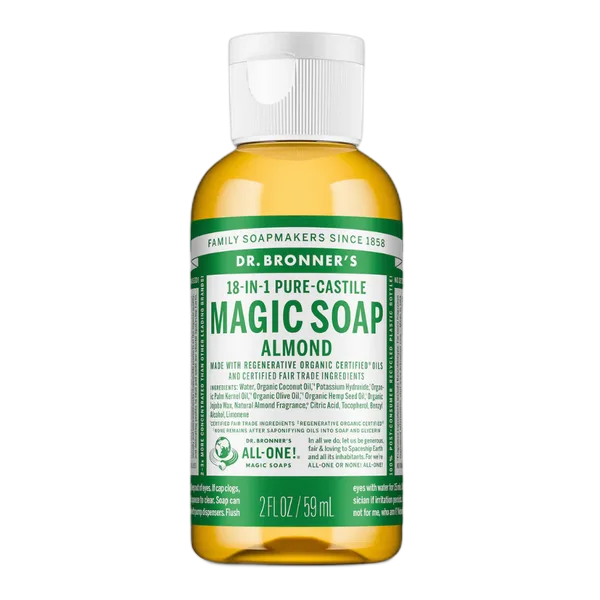 Dr Bron M Org Almond Liq Soap 2oz/59ml