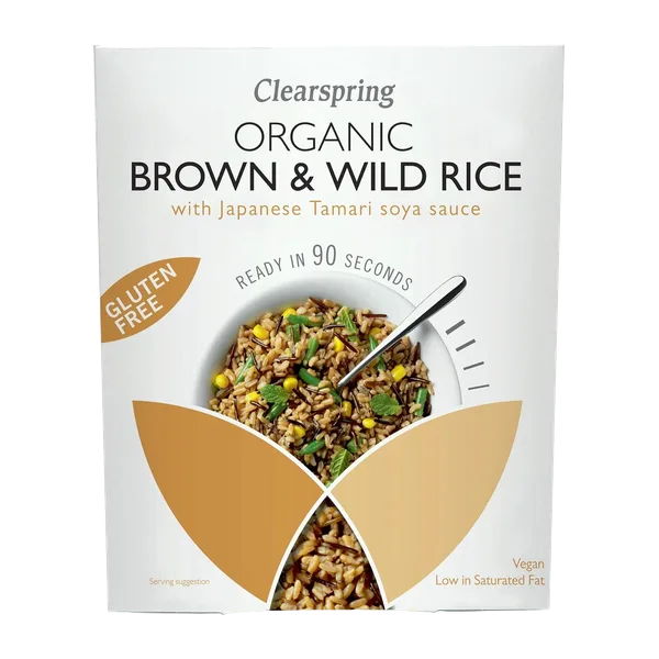 Clear Spring Org Gf 90sec Brown & Wild Rice-Tamari Soya Sauce 250g
