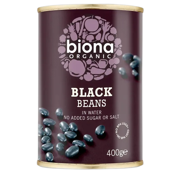 Biona Org Black Beans 400g