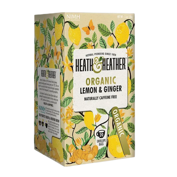 Heath And Heather Organic Lemon&Ginger Tea 20'S