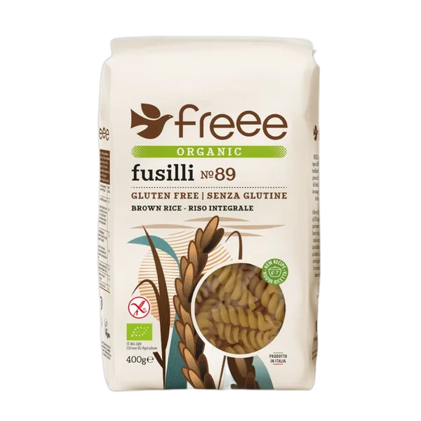Doves Gf Org Brown Rice Fusilli Pasta 400g