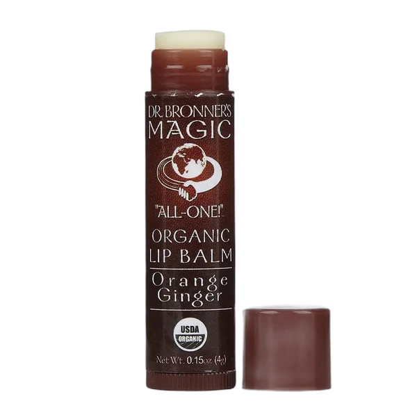 Dr Bron Org Lip Balm Orange Ginger 0.15oz/4g
