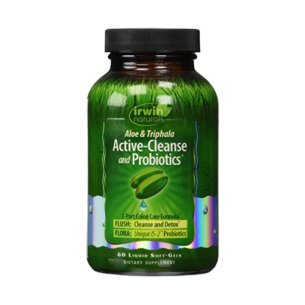 Irwin Aloe & Triphala Active Cleanse & Probiotics 60ct