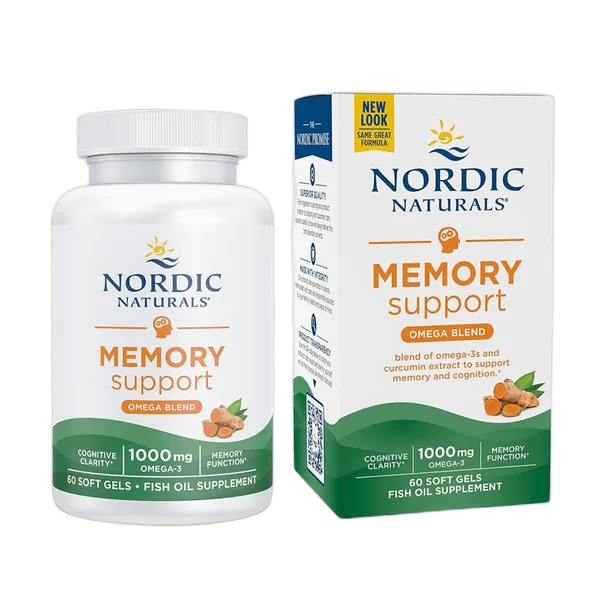 Nordic Naturals Memory Support 1000mg 60sftgls