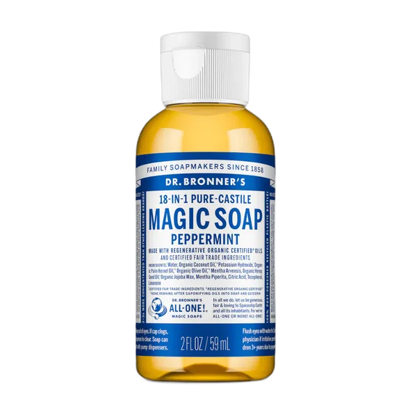 Dr Bron M Org P/Mint Liq Soap 2oz/59ml