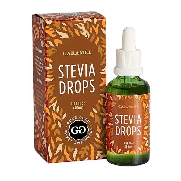 Viahealth Sweet Drops Of Stevia – Caramel 50ml #Eudr577