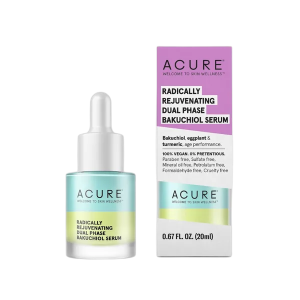Acure Radically Rejuvenating Dual Phase Bakuchiol Serum (0.67oz) 20ml