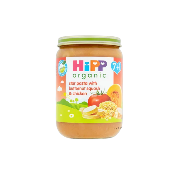 Hipp Org Star Pasta W/Swt Squash&Chicken 190gm