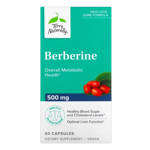 Terry Naturally Berberine Overall Met. Health 500mg 60caps