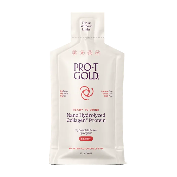 Prot Gold Sf Hydrolyzed Liq Collagen Protein Berry Flavor 30ml