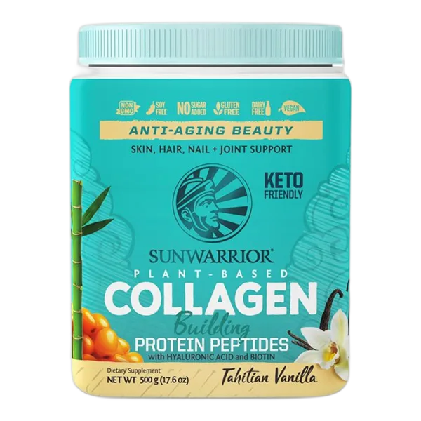 Sunwarrior Collagen Building Prot Peptides Tahitian Vanilla 500g