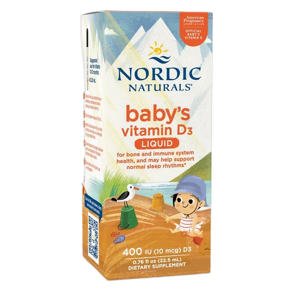 Nordic Naturals Baby'S Vitamin D3 Liquid 0.76oz (22.5ml) #Rus-02733