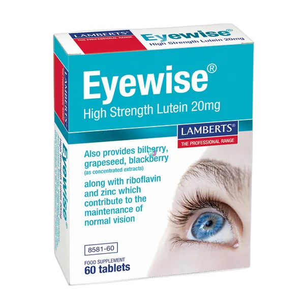 Lamberts Eyewise High Strength 20ng 60tabs