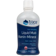 Trace Minerals Fast-Absorbing Liquid Mult Vit Mineral Berry Naturally Flavoured (30fl) 887ml