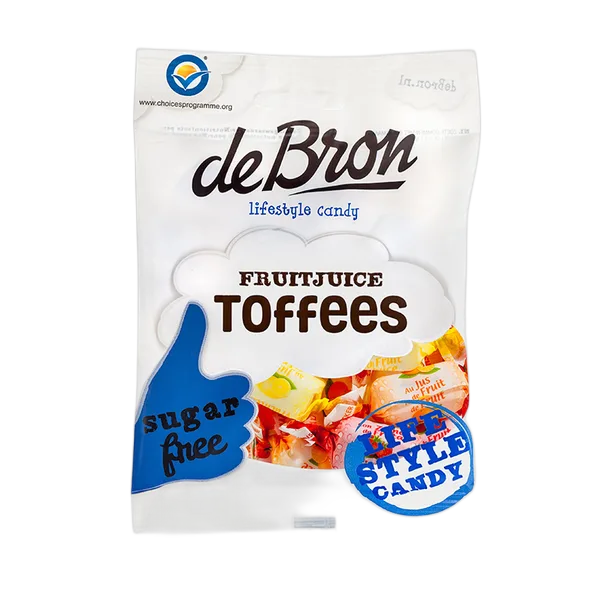 Debron Fruit-Toffees S/Free 90gm
