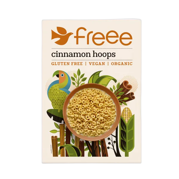 Doves Org Gf Cinnamon Hoops 300g