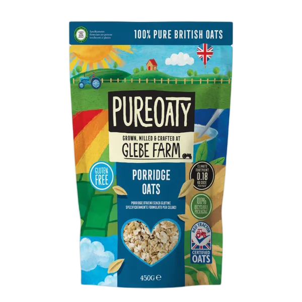 Glebe Farm Gf Porridge Oats 450g