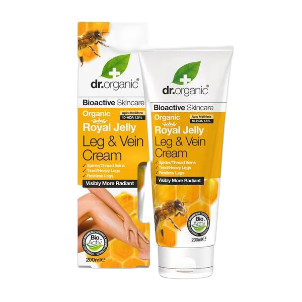 Dr Organic Royal Jelly Leg & Vein Cream 200ml