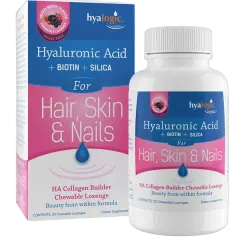 Hyalogic Collagen Builder Cheweables Lozenge -H,S & Nails 30s