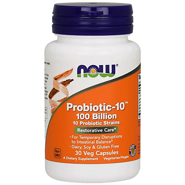 Now Probiotic-10 100 Billion 30 Caps