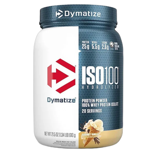 Dymatize Iso Hydro Whey Pro Powder Gourmet Vanilla 610g#D35820