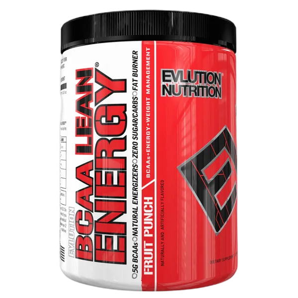 Evlution Nutrition Bcaa Lean Energy Fruit Punch 30 Servings 336g