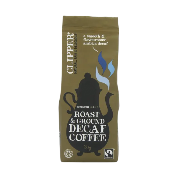 Clipper Roast & Ground Decaf Coffee 227g