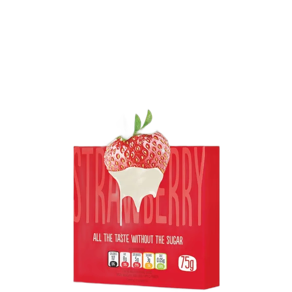 Diablo No Added Sugar White Chocolate With Strawberry 75g