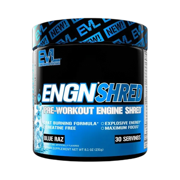 Evl Engn Shred Pre-Workout Blue Raz 30sv 231g
