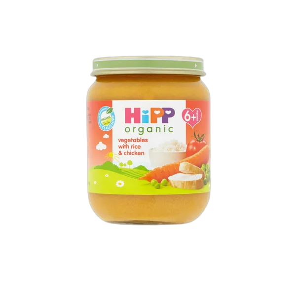 Hipp Org Veg With Rice & Chicken 125gm