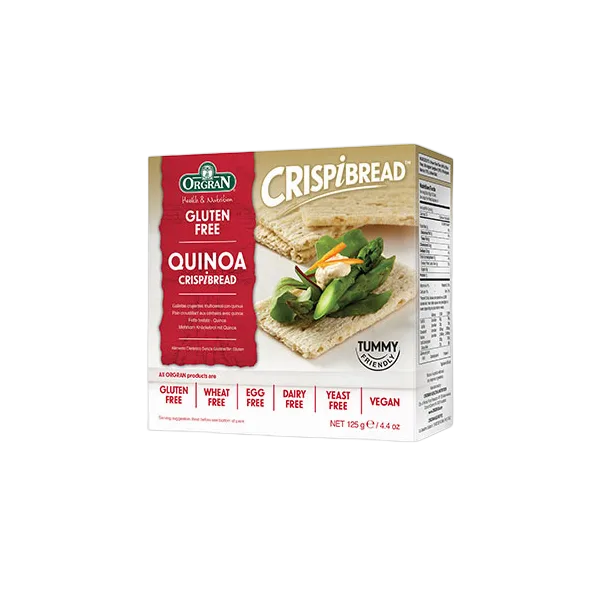 Orgran Multigrain Quinoa Crispbread 125gm