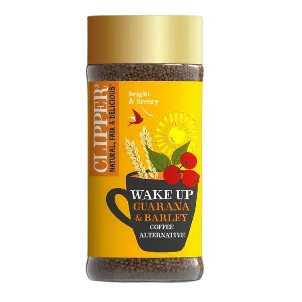 Clipper Wake Up Guarana & Barley Coffee 125g
