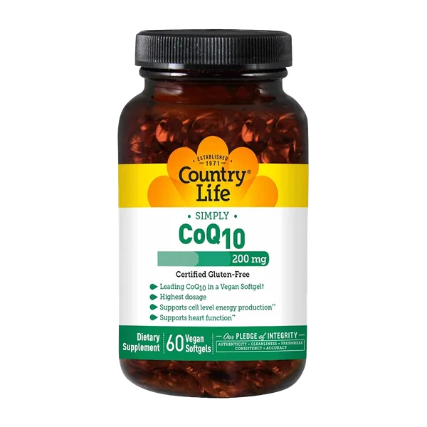 Country Life Coq-10 200mg 60s