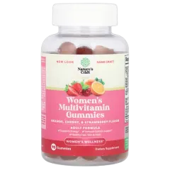 Nature’s Craft Women’s Multivitamin Orange, Cherry & S/Berry Gummies 90’s