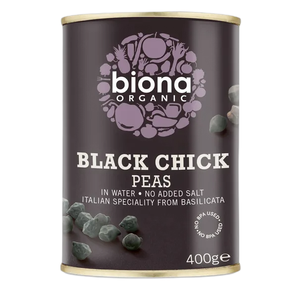Biona Org Black Chick Peas 400g