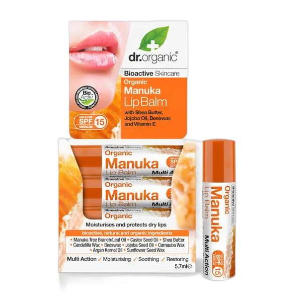 Dr Organic Manuka Honey Lip Balm 5.5ml