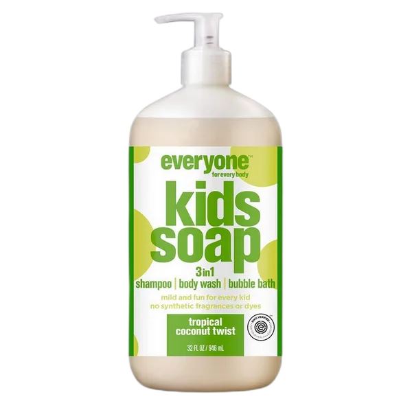 Everyone 3 In 1 Kids Soap Tropical Coconut 32floz/946ml