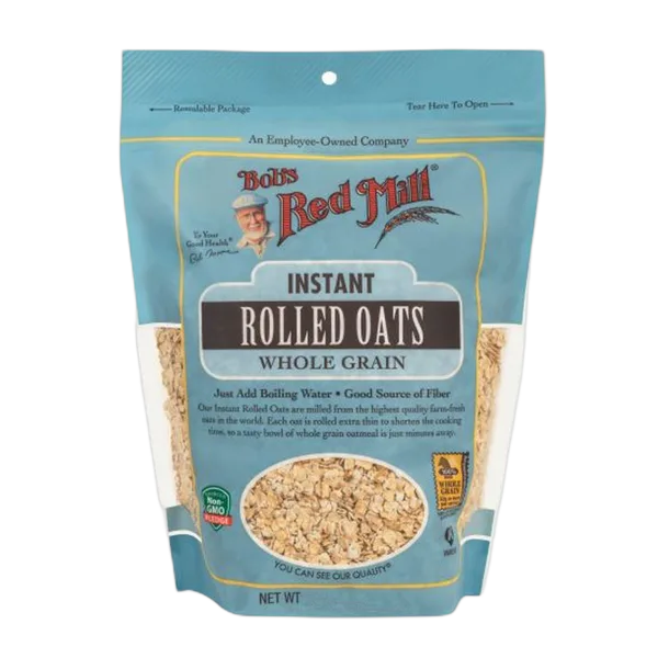 Bobs Rm Instant Rolled Oats Whole Grain 907gm
