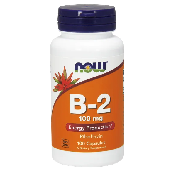 Now Vitamin B-2 Riboflavin 100mg 100s