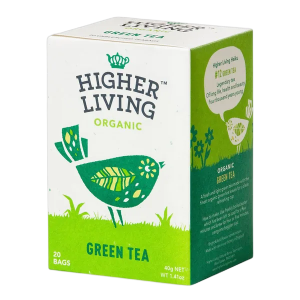 Higher Living Organic Green Tea Chai 20'S
