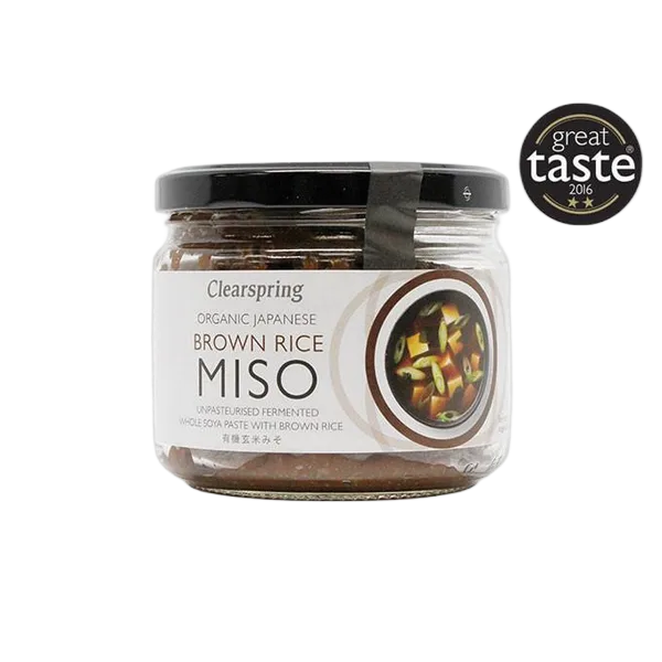Clearspring Org Japanese Brown Rice Miso Jar 300g