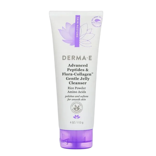 Derma E Advanced Peptides & Flora Collagen Gentle Jelly Cleanser 4oz/113g