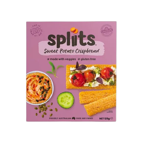 Orgran Gf Spliits Sweet Potato 125g