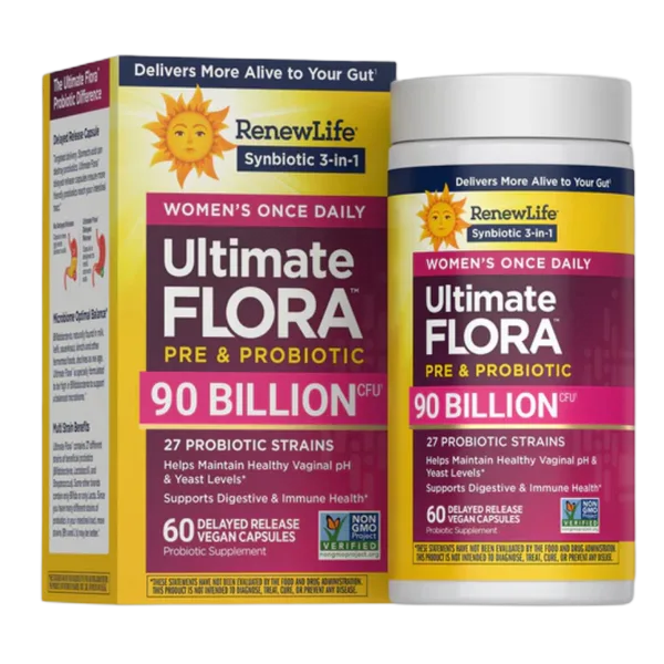 Renew Life Ult Flora Women’S Pre & Probiotic 90billion Caps 60’S