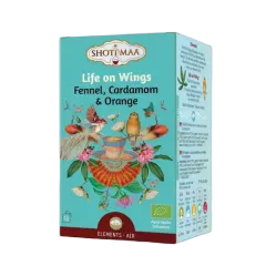 Shoti Maa Life On Wings - Fennel, Cardamon & Orange Tea 16's 32g