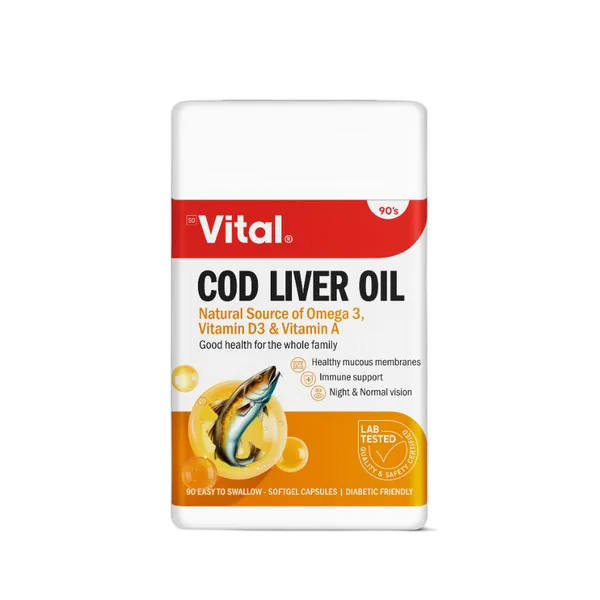 Vital Cod Liver Oil Caps 90’S